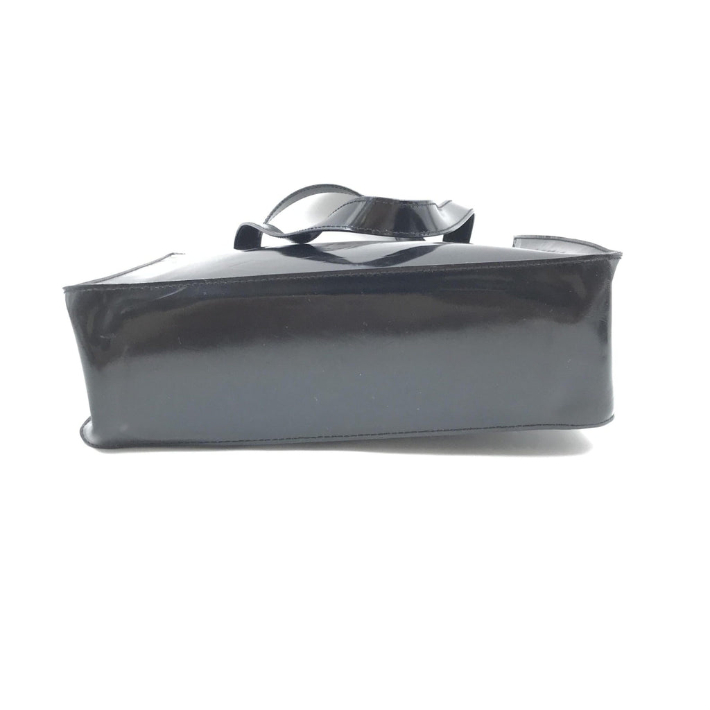 Chanel Black Patent Leather Tote