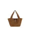 Saint Laurent Brown Calf Leather Bos Taurus Shoulder Bag